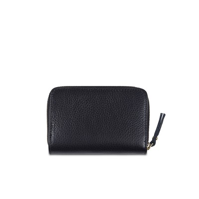 Cartera de piel Moni Negro
