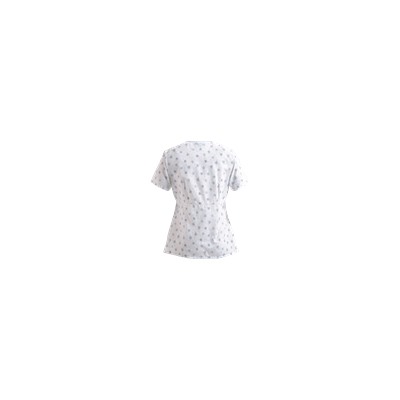 Cherokee Tooniforms Scrubs Celebrate Olaf Print Top