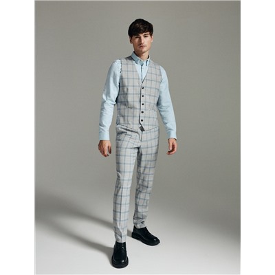 Elegante Karohose im Slim-Fit
