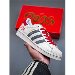 CLOT x Adida*s Originals Superstar ”Золотой год змеи" от кобренда Shell Head из мягкой кожи классического белого цвета арт. 120125