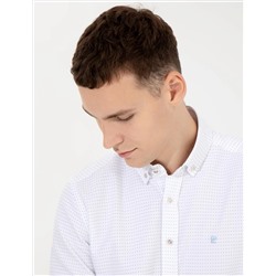 Antrasit Slim Fit Uzun Kollu Gömlek