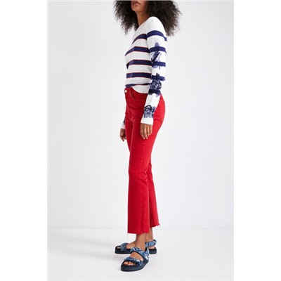 Pantalón tobillero acampanado