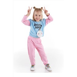 Denokids Peluşlu Unicorn Kız Eşofman Takım CFF-21S1-047