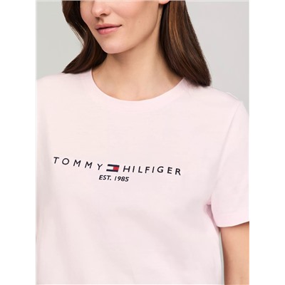 Embroidered Tommy Logo T-Shirt