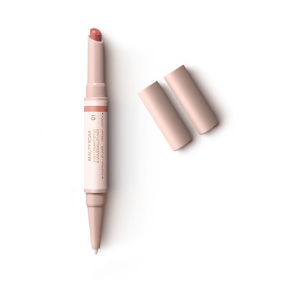 beauty roar 2-in-1 creamy stylo & universal lip liner