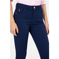Kadın Koyu Mavi Jean Pantolon