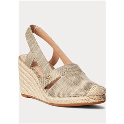 Lauren Penelopie Metallic Espadrille