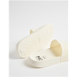 Mesh Strap Slides, Men, Light Beige