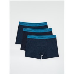 Boxershorts im Long-Fit, 3er-Pack