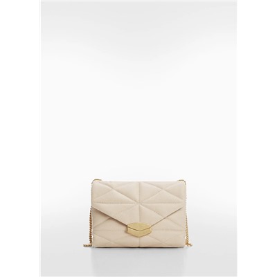 Bolso acolchado solapa