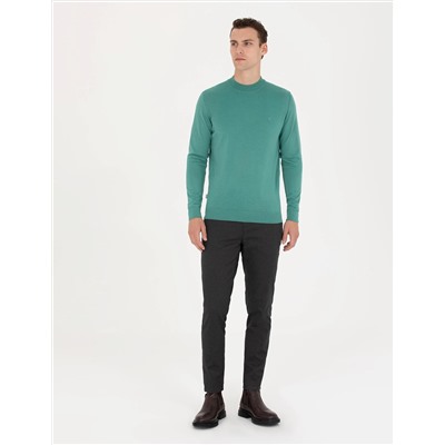 Mint Regular Bisiklet Yaka Basic Triko Kazak