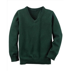 Long-Sleeve V-Neck Sweater