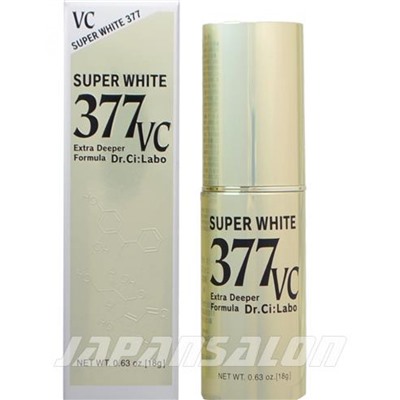 Dr.Ci:labo  Super White 377 VC - Доктор си лабо отбеливающий Крем с комплексом витаминов 18 грамм