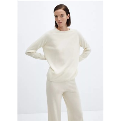 Jersey 100% cashmere cuello redondo