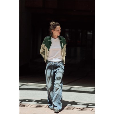 COLOUR BLOCK SHORT JACKET