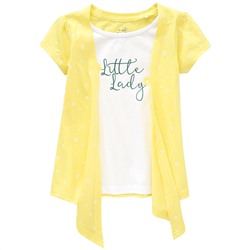 Mädchen T-Shirt in Layer-Optik