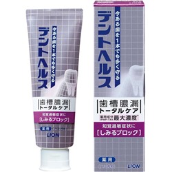 Зубная паста LION Dent Health stinging block лекарственная 85гр