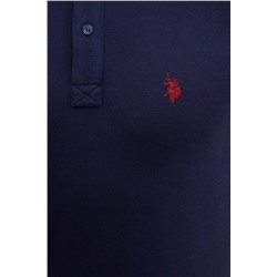 Erkek Lacivert Basic Polo Yaka Tişört