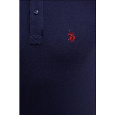 Erkek Lacivert Basic Polo Yaka Tişört