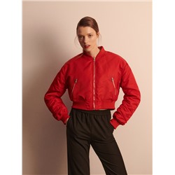Bomberjacke aus recyceltem Stoff
