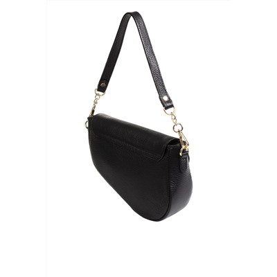 Bolso de piel Negro y dorado - Firenze Artegiani