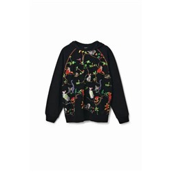 Sudadera bordados tul