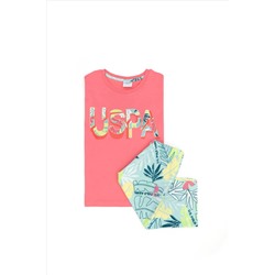 Kız Çocuk Pembe Pijama Takımı