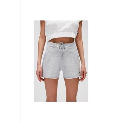 Bad Bear, Serena Sweatshorts Gri Melanj Kadın Şort