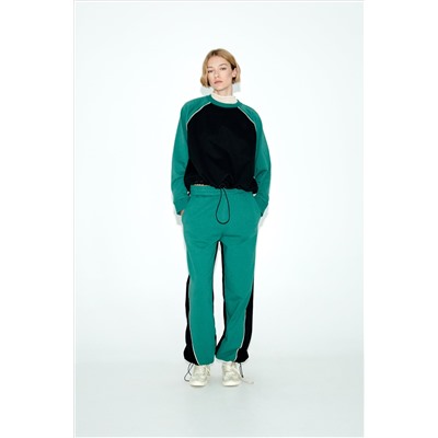 COMBINED DENIM TROUSERS