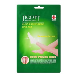 JIGOTT CLEAN&amp;MOISTURIZING FOOT PACK Маска для ног 40мл