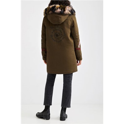 Parka militar reversible