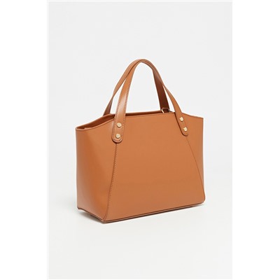 Bolso de piel Parl Camel