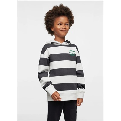 Sudadera rayas capucha -  Niño | MANGO OUTLET España