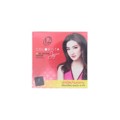Компактная пудра для жирной кожи Colorista SPF30 PA++ (оттенок - бежевый) 9гр / 12 Plus Colorista Japan 4X C2 SPF30 PA++ Oil Control Powder 9g