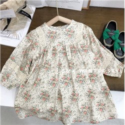 Платье для девочек с длинным рукавом