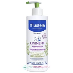 Mustela Liniment Toilette du Siège Nettoie & Protège Pompe 400ml