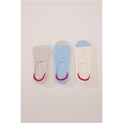 Pack 3 calcetines invisibles doble color