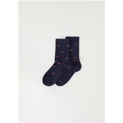 Kurze Socken mit Automotiv für Kinder