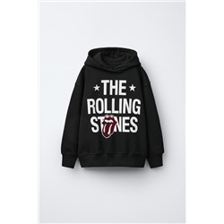 SUDADERA CAPUCHA STRASS ROLLING STONES