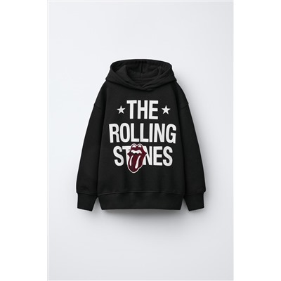 SUDADERA CAPUCHA STRASS ROLLING STONES