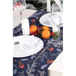 Дорожка на стол из рогожки 145x45 Happy Fox Home