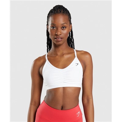 RUCHED SPORTS BRA