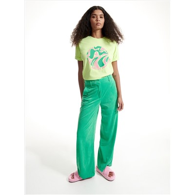 T-Shirt im Regular-Fit mit mehrfarbigem Druck