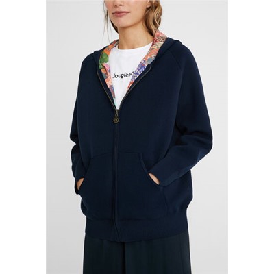 Chaqueta reversible capucha