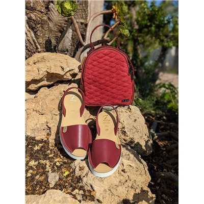 AB.Zapatos · 3202 · Granate+AB.Z · Pelle · mochila 421 (650) Granate АКЦИЯ