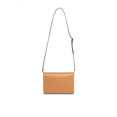 Bandolera de piel Nani Camel