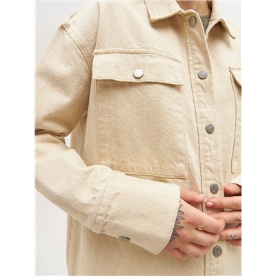 Oversize рубашка SUSTINERI из неокрашенного денима