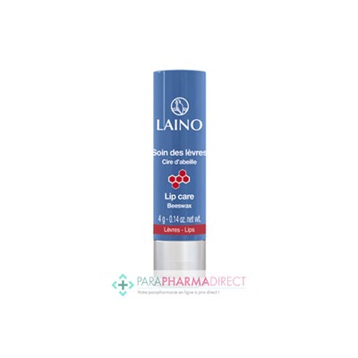 Laino Stick Soin des Lèvres à la Cire d'Abeille 4g