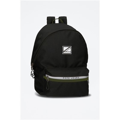 Mochila Luca Negro y caqui