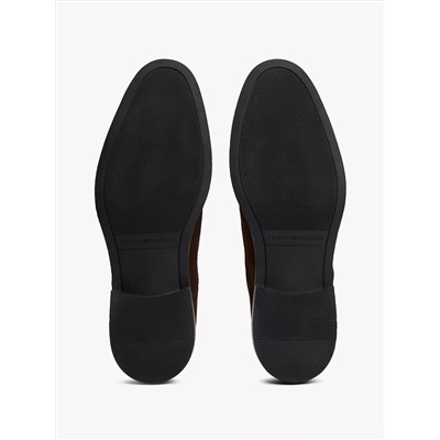 Lace-Up Suede Ankle Boot